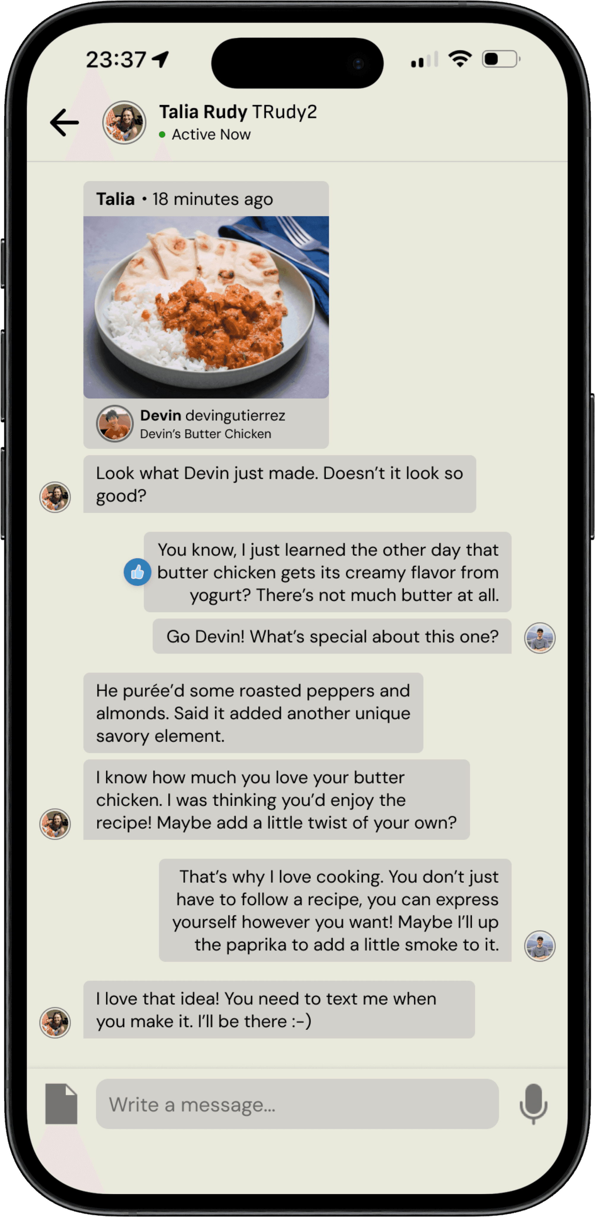 Savor Messages Mockup